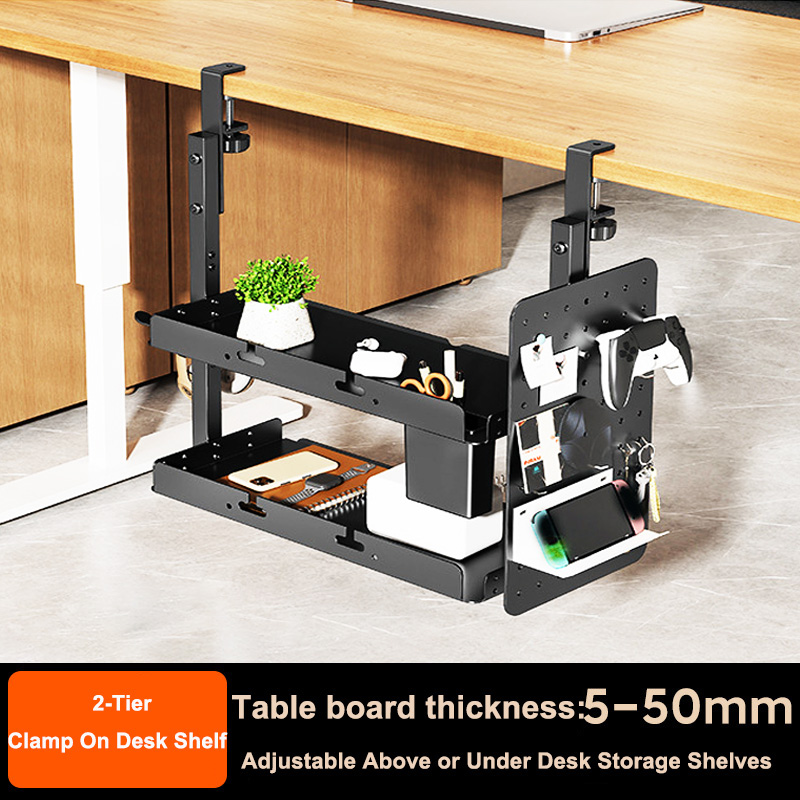 Gaming Accessories For Your Desk - Półka na biurko z mocowaniem na