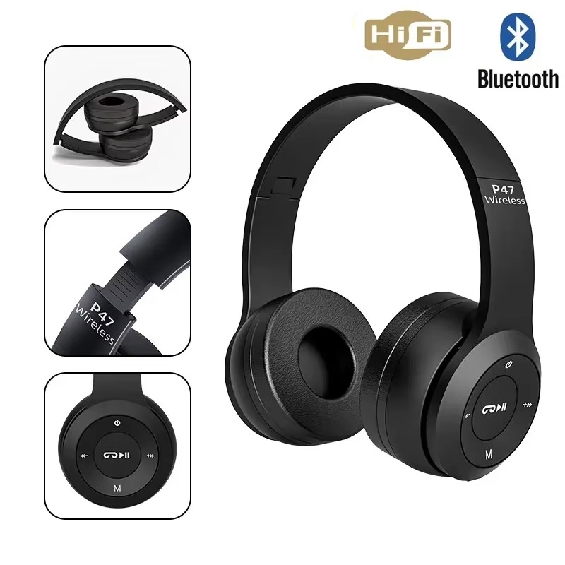 Gaming Accessories Iphone - Słuchawki stereo HIFI Bluetooth, składane, bezprzewodowe