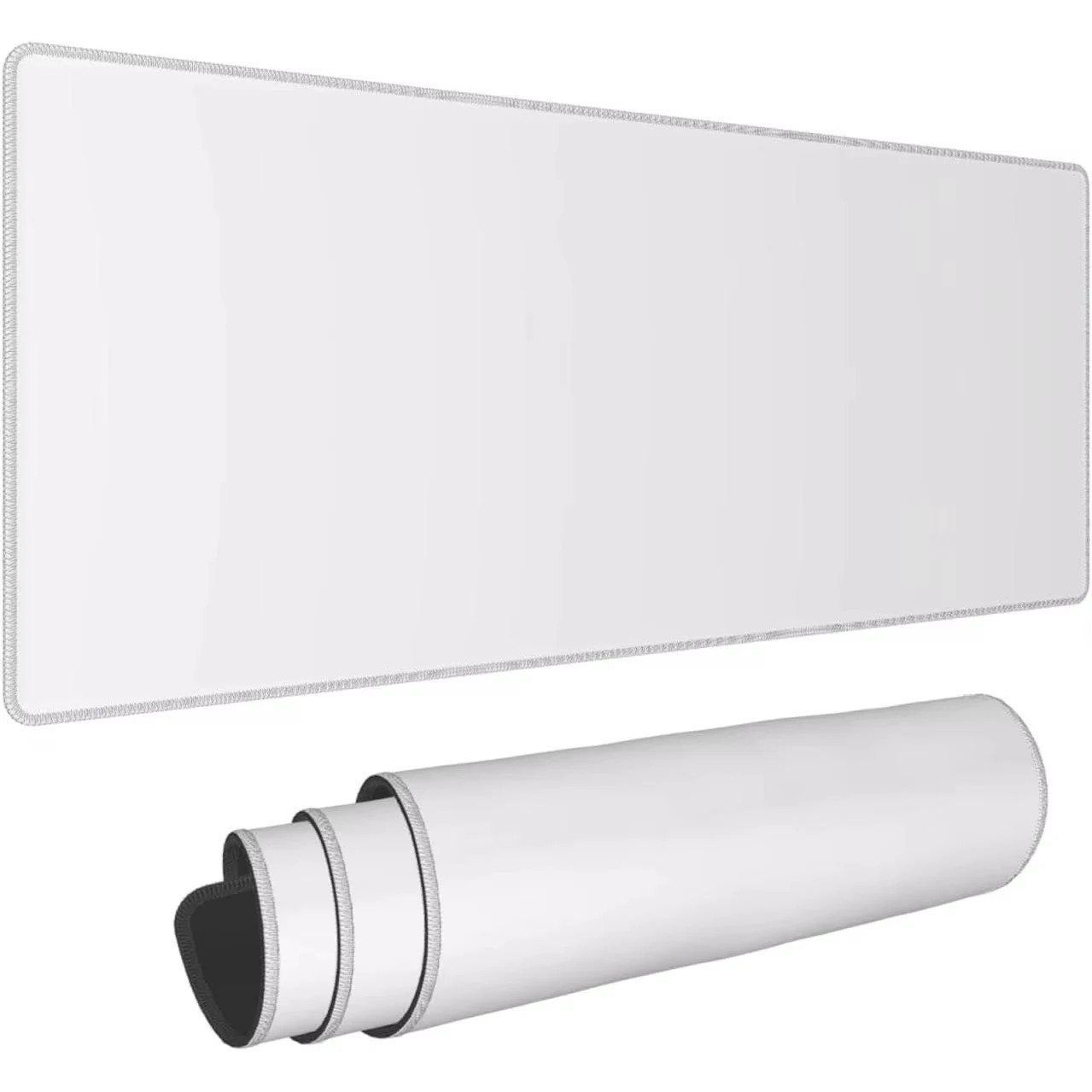 Gaming Accessories For Your Desk - Biała Duża Podkładka Pod Mysz Dywan