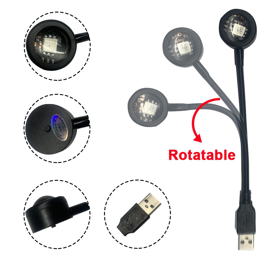 Kolorowa lampa USB z efektem z – Gaming Accessories Led recenzja i cena