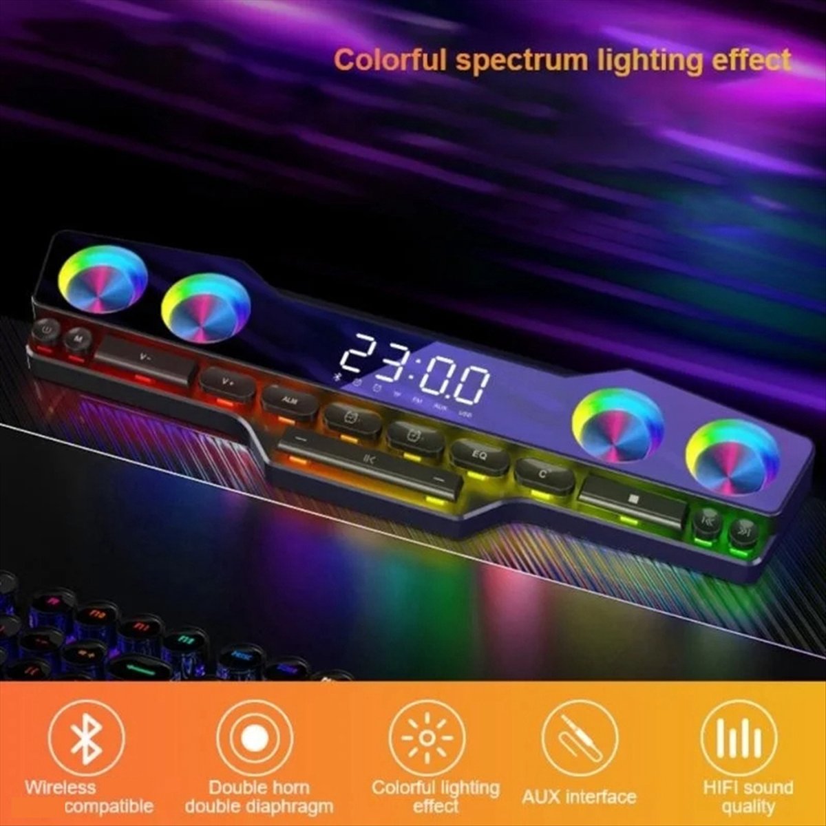 Głośniki DTC5 V18 Dazzle Colou – Gaming Accessories Led recenzja i cena