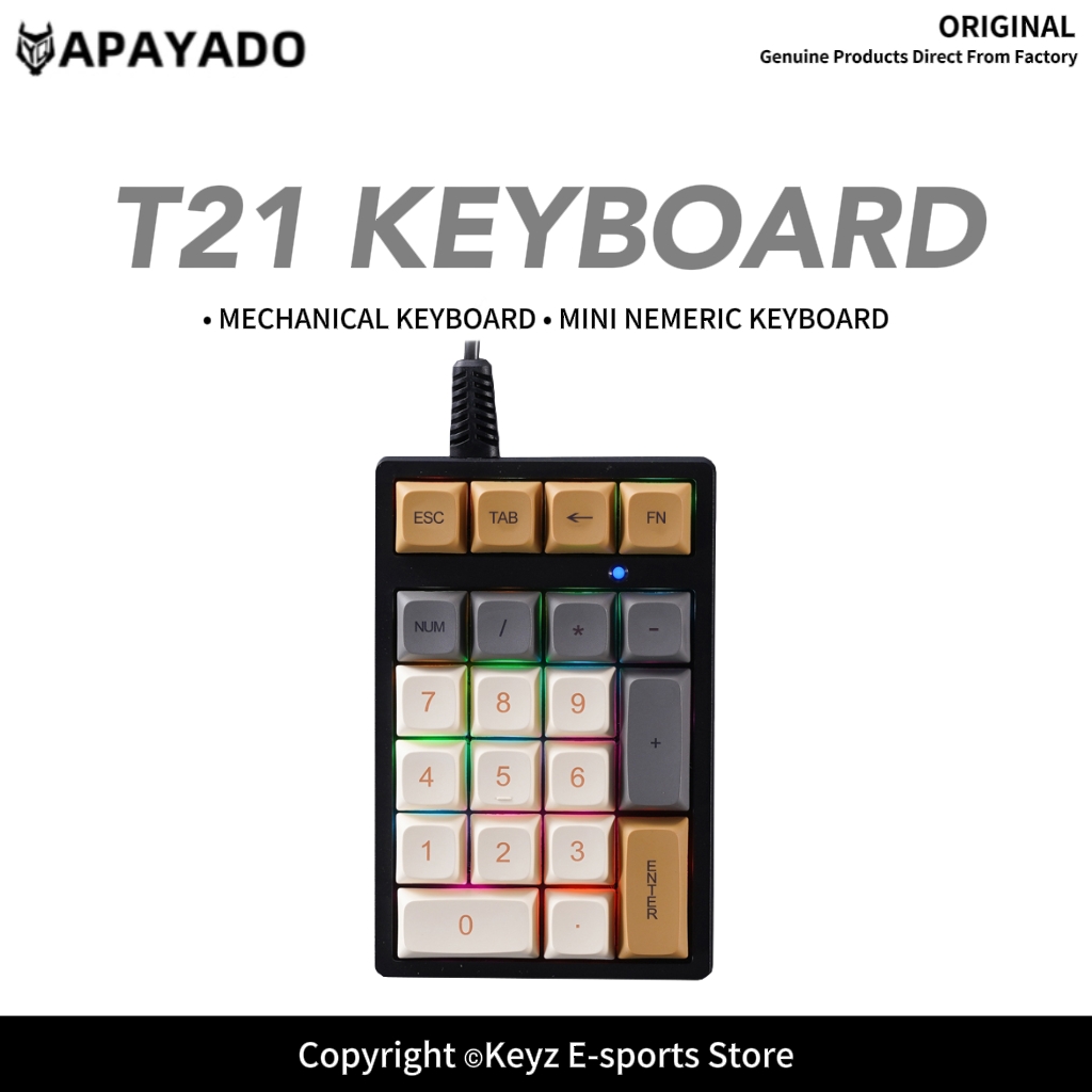 Klawiatura numeryczna T21 Mini – Keyboard Numpad Separate recenzja i cena