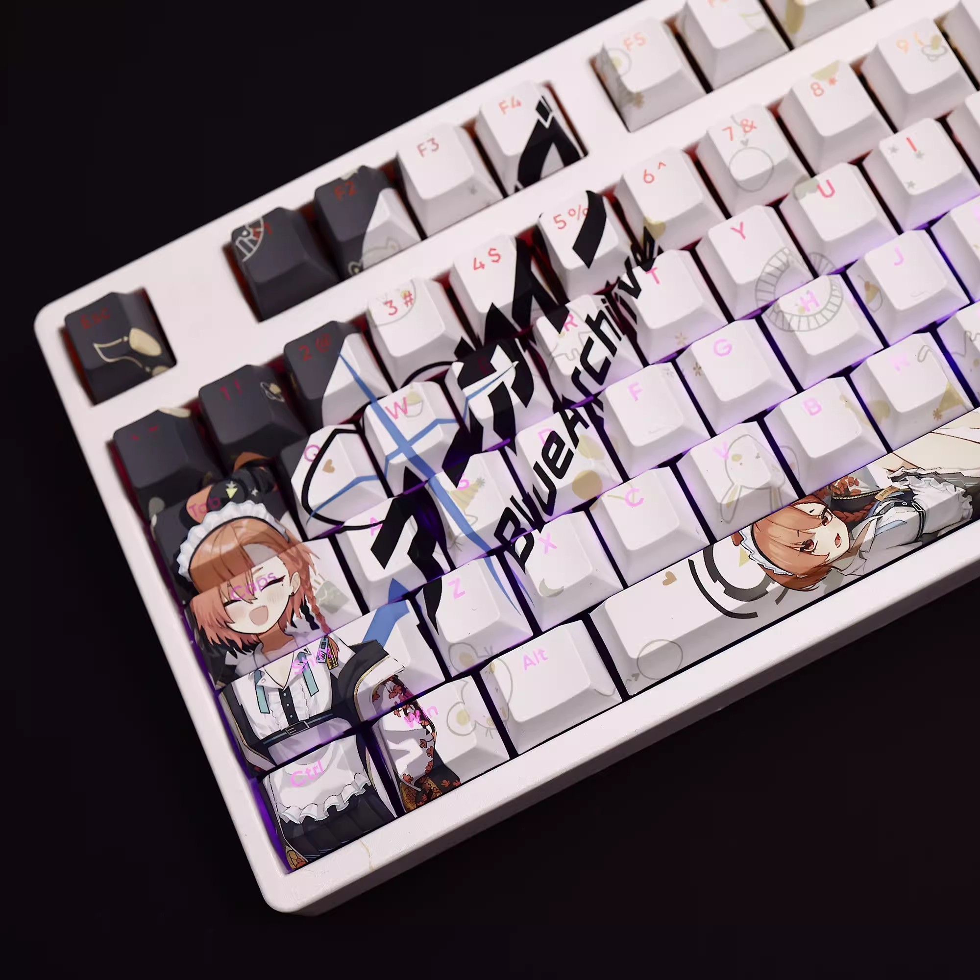 108 klawiszy/zestaw Blue Archi – Gaming Set Accessories recenzja i cena