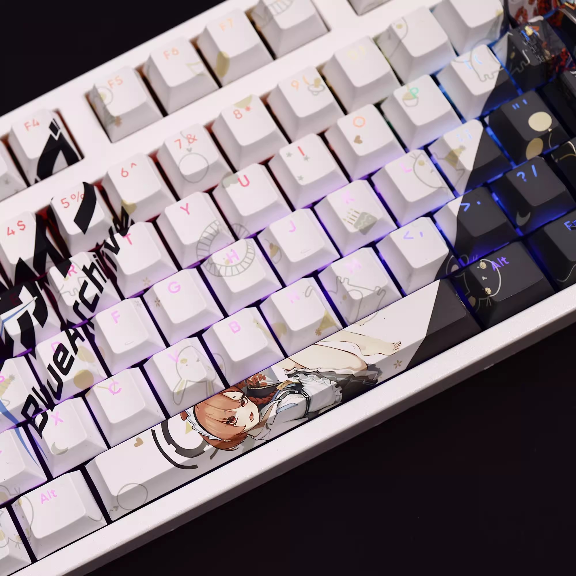 108 klawiszy/zestaw Blue Archi – Gaming Set Accessories recenzja i cena