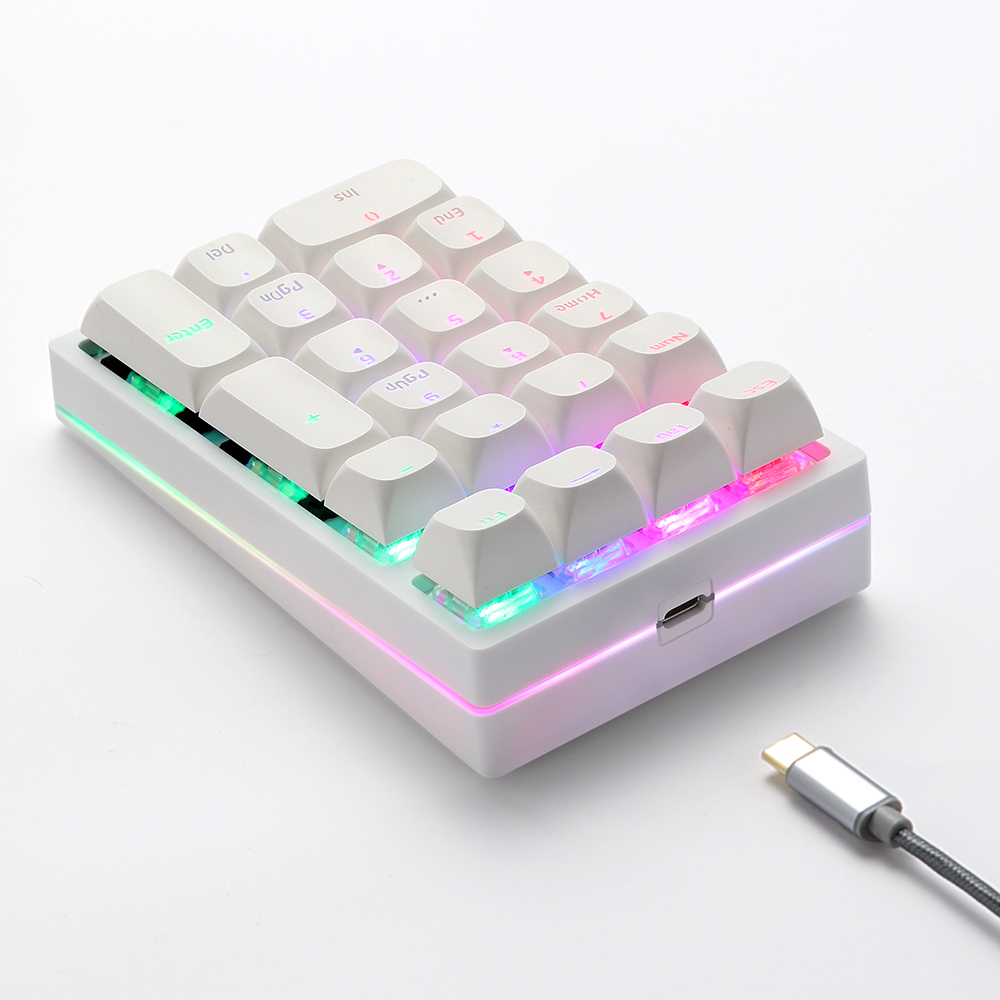 K24Pro 21 klawiszy klawiatura  – Keyboard Numpad Separate recenzja i cena