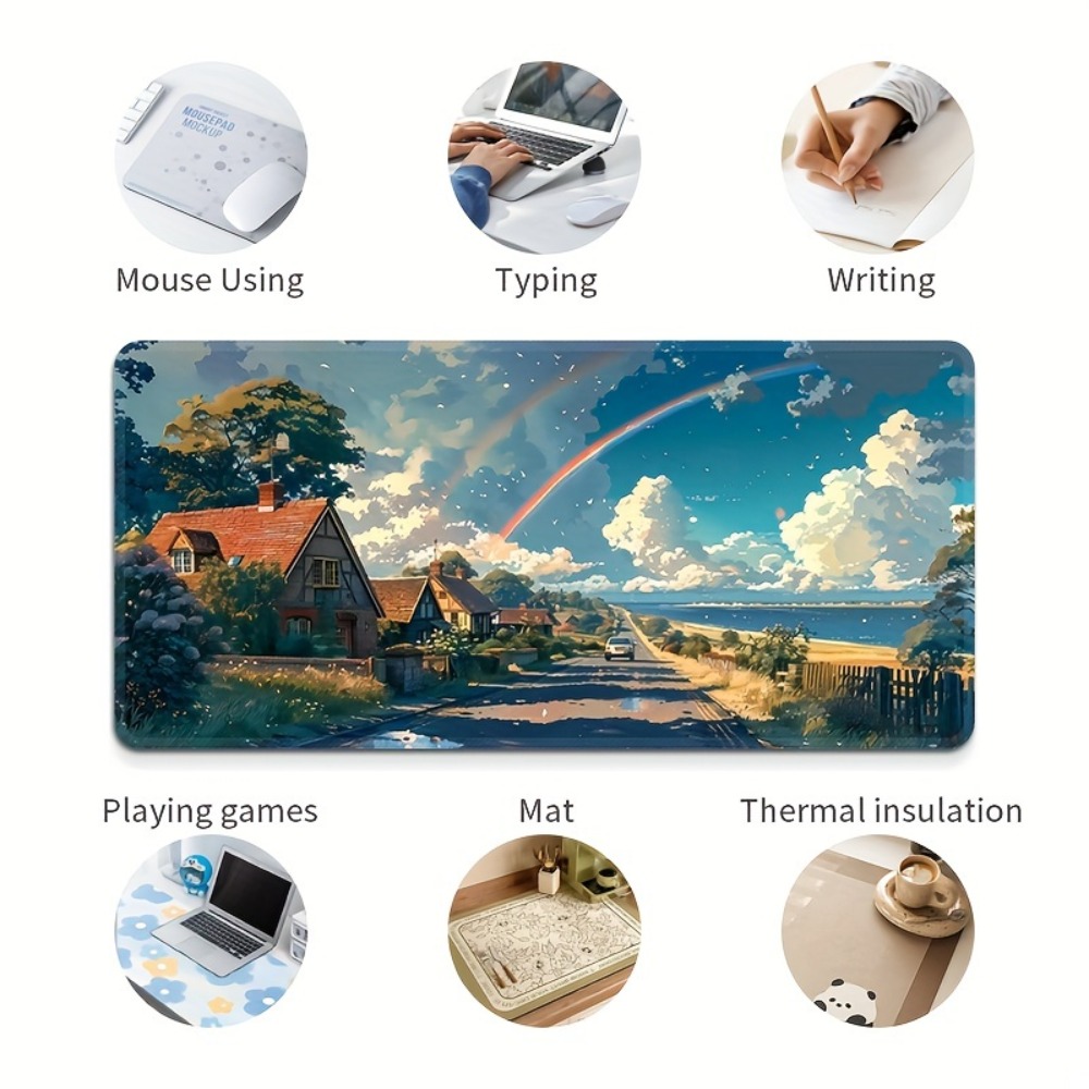 Duże podkładki na biurko z mot – Gaming Accessories Pc Setup recenzja i cena