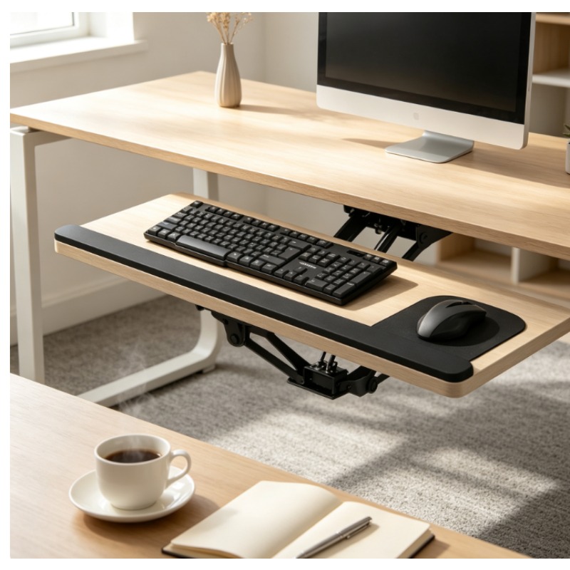 Półka na klawiaturę pod biurko – Wrist Rest Ergonomic recenzja i cena