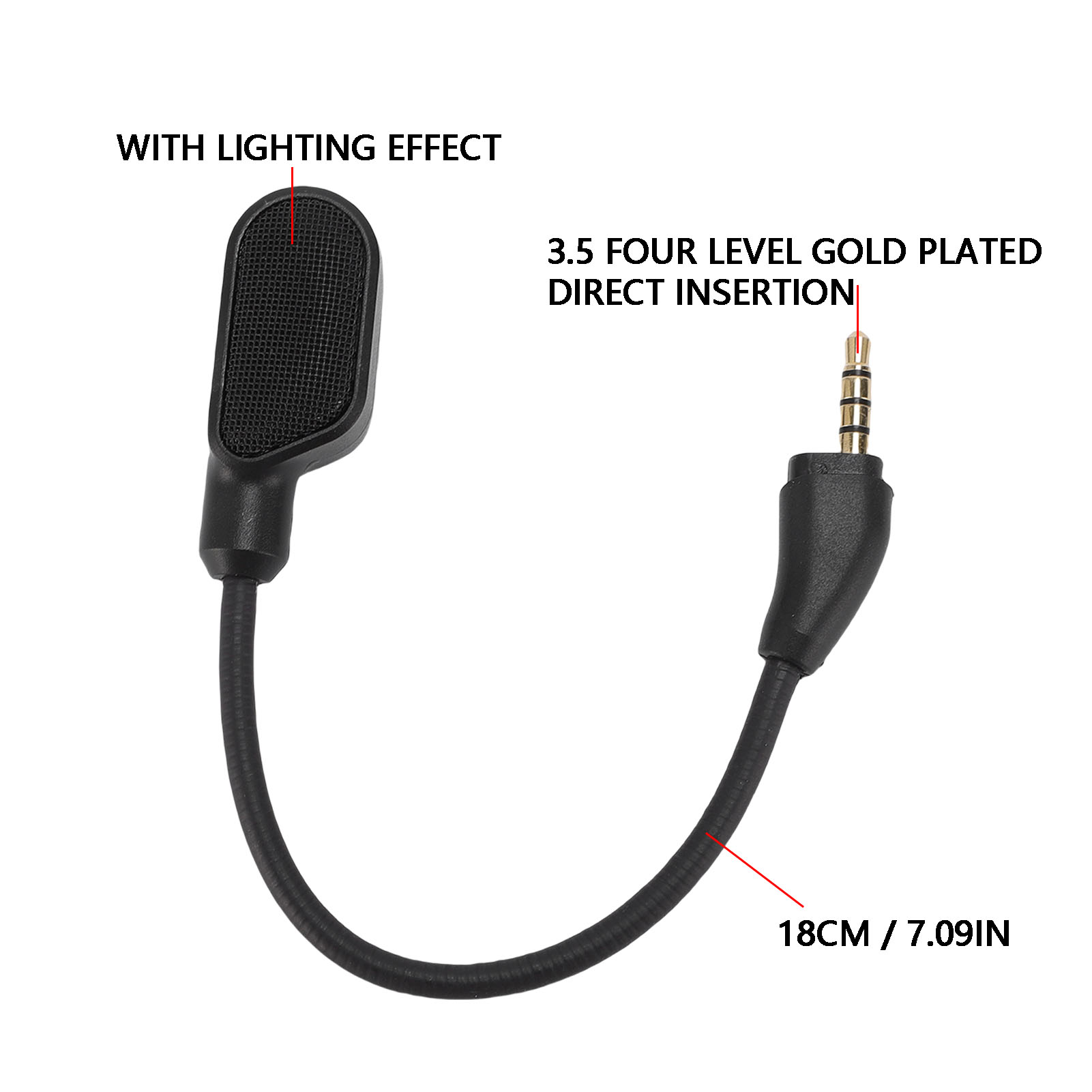 Wymienny mikrofon do słuchawek – Gaming Accessories Led recenzja i cena