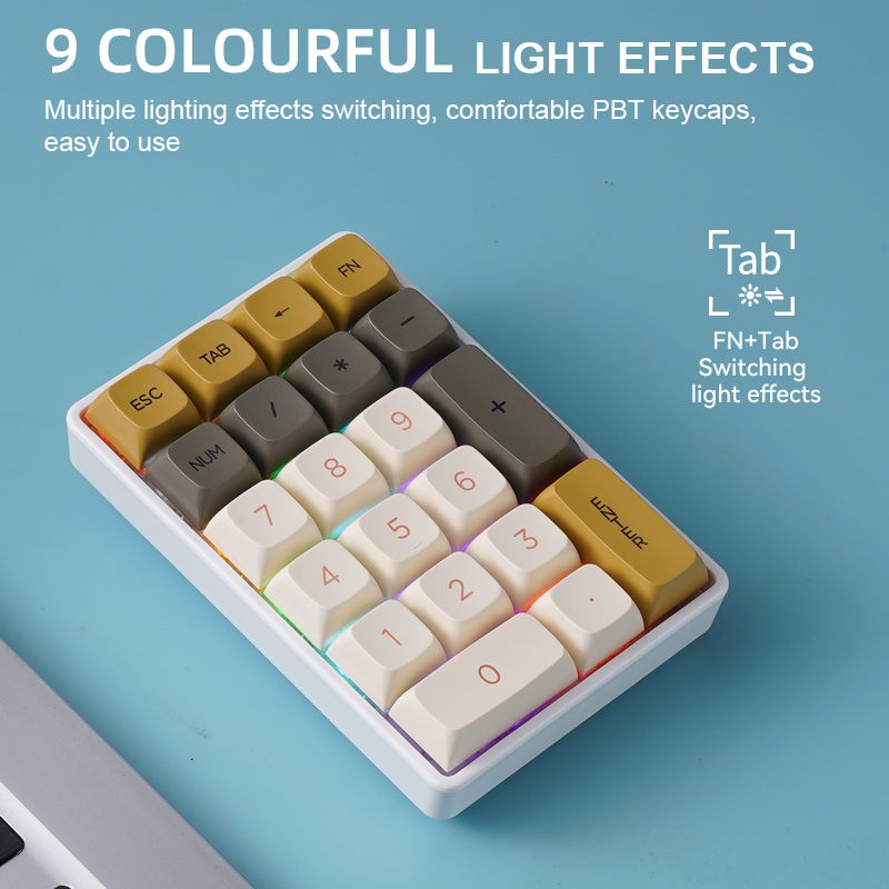 FREEWOLF K21 Bezprzewodowa Mec – Keyboard Numpad Separate recenzja i cena